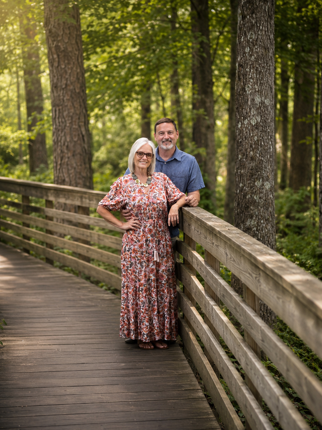 Krysti and her husband, the makers behind Lather & Loop